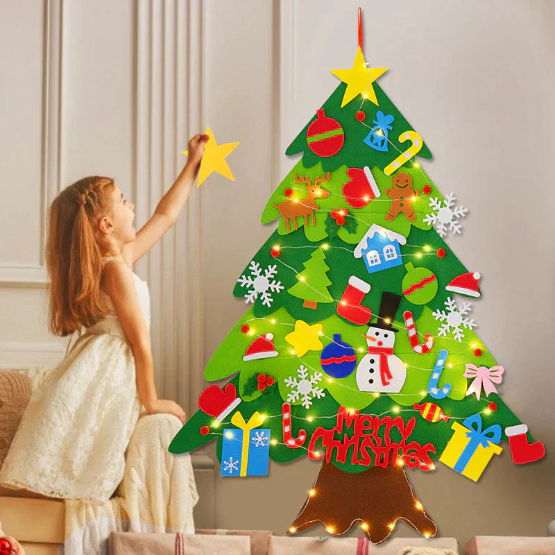 Árvore de Natal para Aprendizado e Diversão com Iluminação