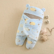 Saco de Dormir do Bebê Ursinho Estampado e Acolchoado